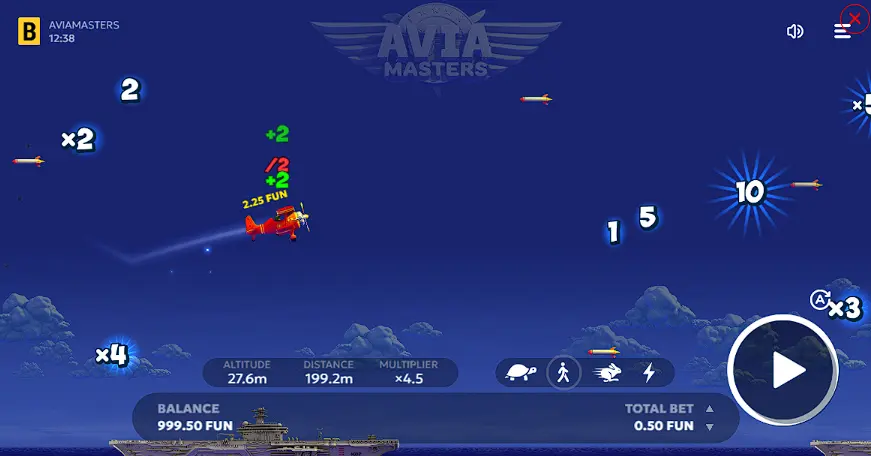 Hur fungerar multiplikatorn i Avia Masters?